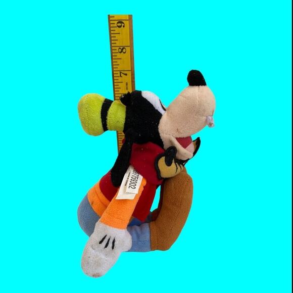 Disney Goofy Plush Toy 8" Tall By Just Play LLC With Pluto Mask - Picture 9 of 12